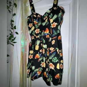 TROPICAL COCKTAIL DRESS 🍍🌴🦜
